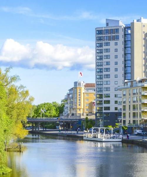 Krásný pohled na město Linköping, které je mezi našimi zákazníky oblíbené