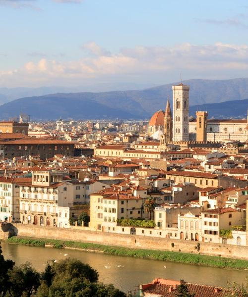 Krásny pohľad na mesto Florencia