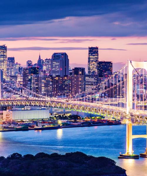 A beautiful view of Tokyo – city popular among our users.