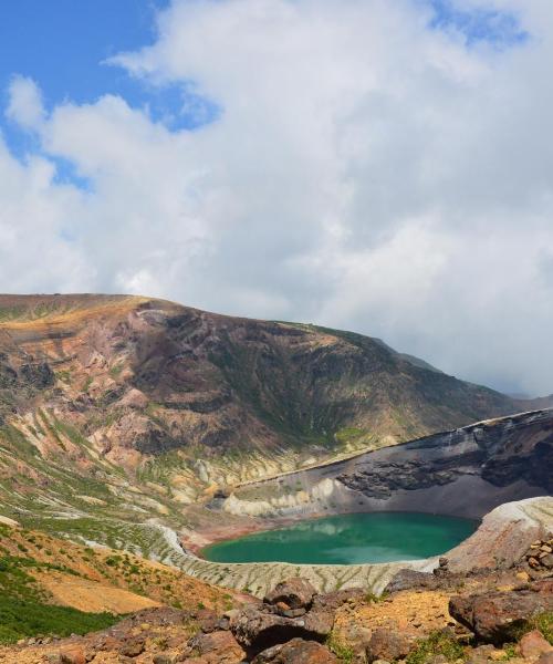 Una bonita panorámica de Shiroishi