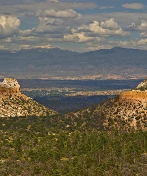 A beautiful view of Los Alamos.