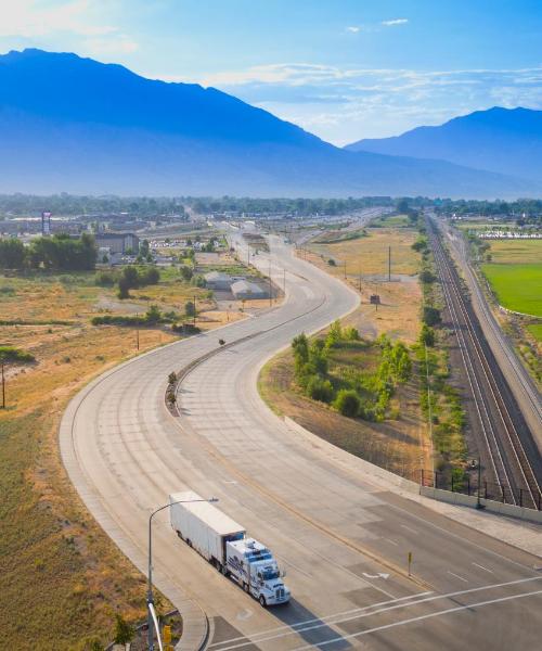 Pemandangan indah bagi American Fork