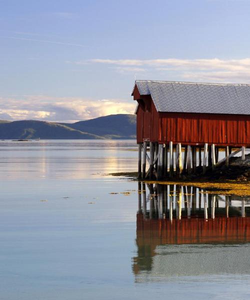 Ein schöner Blick auf Sortland