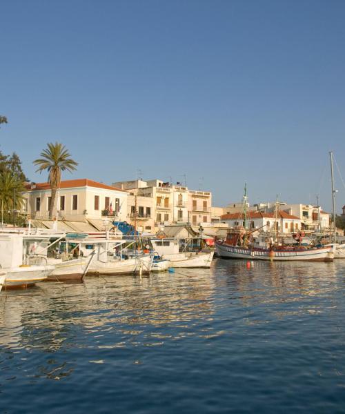 A beautiful view of Aegina Town.