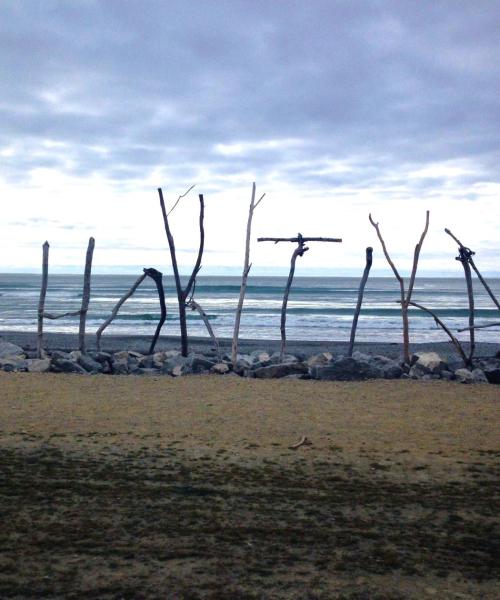 A beautiful view of Hokitika serviced by Hokitika Airport