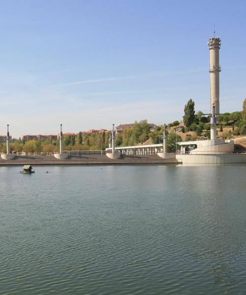 Tres Cantos şehrinden güzel bir manzara