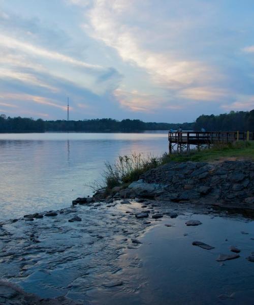 Krásny pohľad na mesto Peachtree City