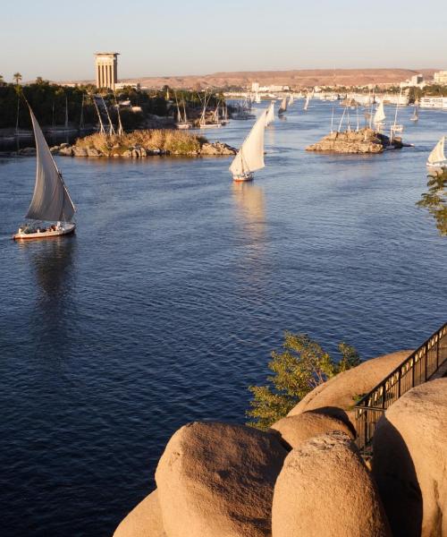 A beautiful view of Aswan – city popular among our users.