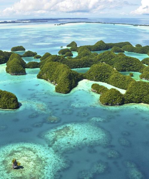 Una panoràmica bonica de Koror