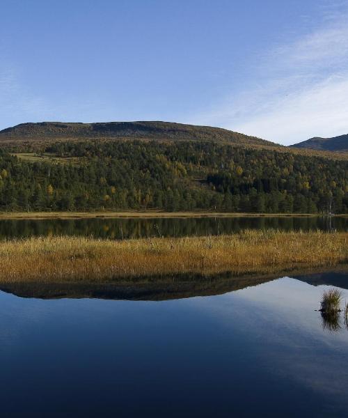 Ein schöner Blick auf Sandane