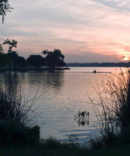 Krásny pohľad na mesto Lewisville