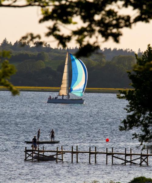 Ein schöner Blick auf Frederikssund