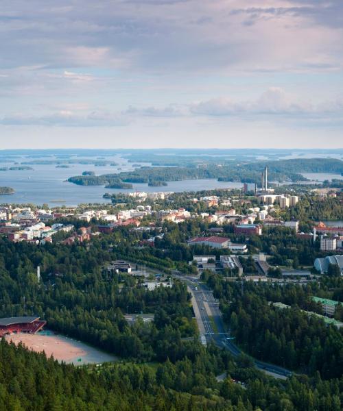 Csodás kilátás Kuopio városára – a felhasználók körében népszerű