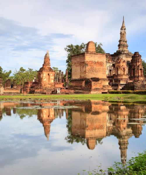 A beautiful view of Sukhothai.