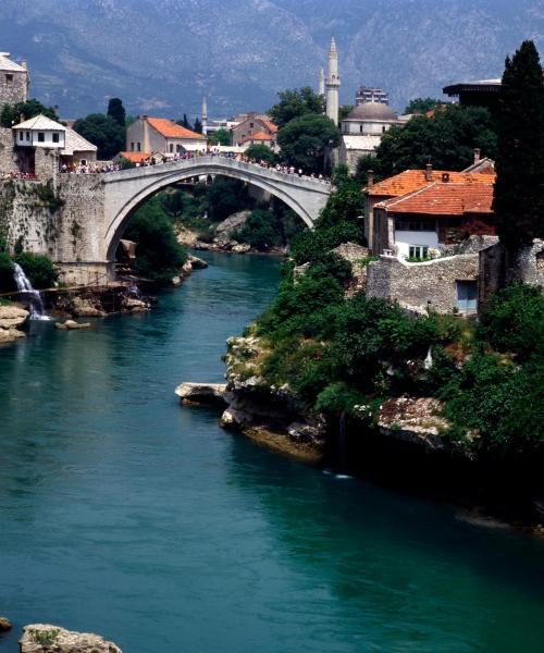 A beautiful view of Mostar.