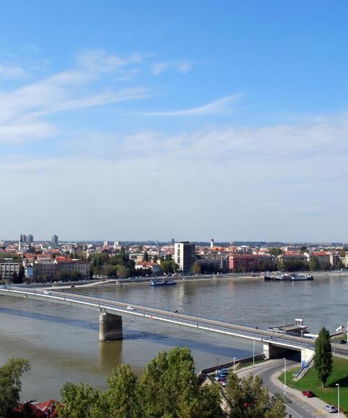 Novi Sad şehrinden güzel bir manzara