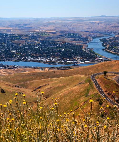 A beautiful view of Lewiston serviced by Lewiston-Nez Perce County Airport