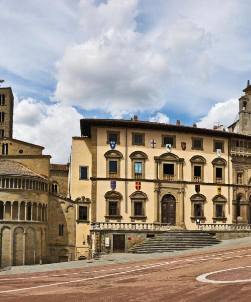 Una panoràmica bonica de Arezzo