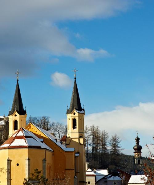 Een mooi uitzicht op Bruneck