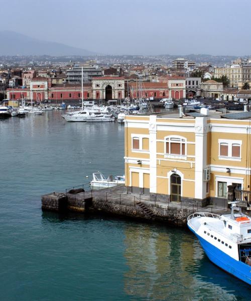 A beautiful view of Catania.