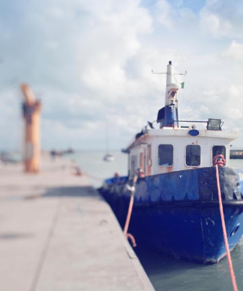 Una bellissima vista di Fiumicino