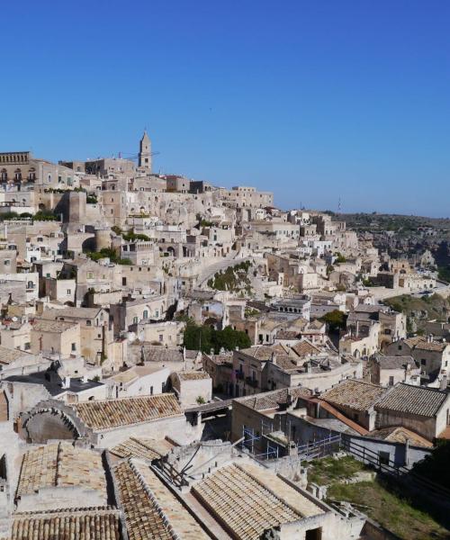 Krásny pohľad na mesto Matera