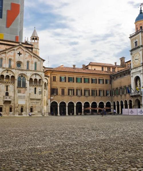 Gražus vietovės Modena vaizdas