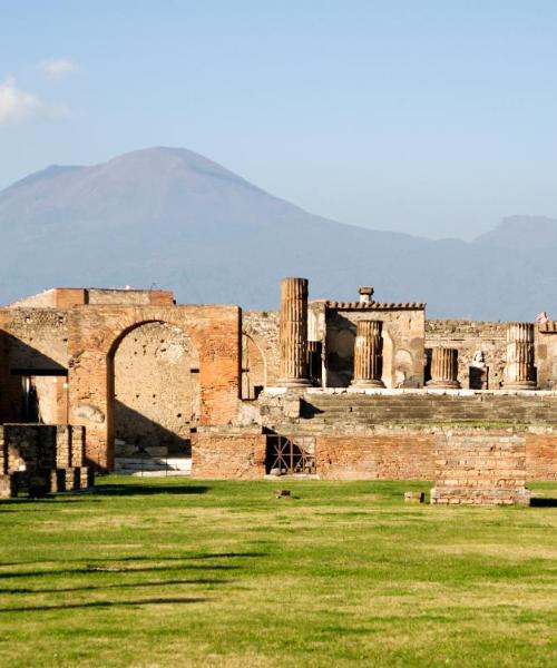 Una hermosa vista de Pompeya