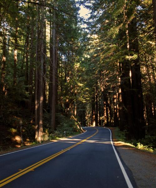 Una bonita panorámica de Ukiah