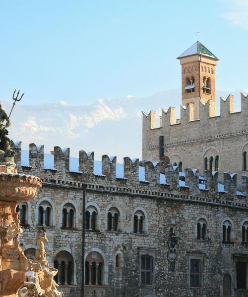 Una bellissima vista di Trento