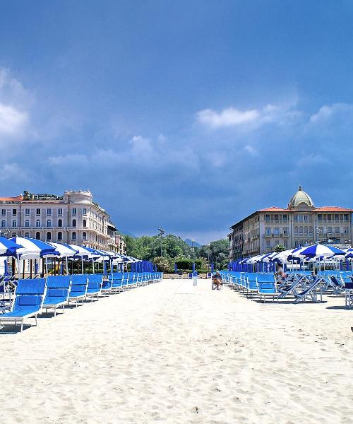 Una hermosa vista de Viareggio