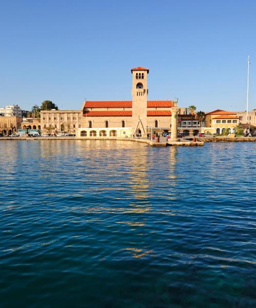 Rodos Şehri şehrinden güzel bir manzara