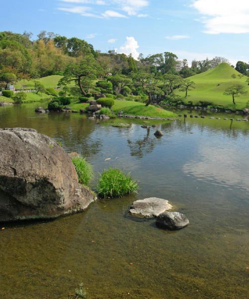 Una hermosa vista de Kumamoto