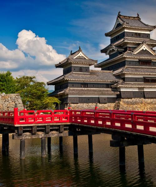 A beautiful view of Matsumoto