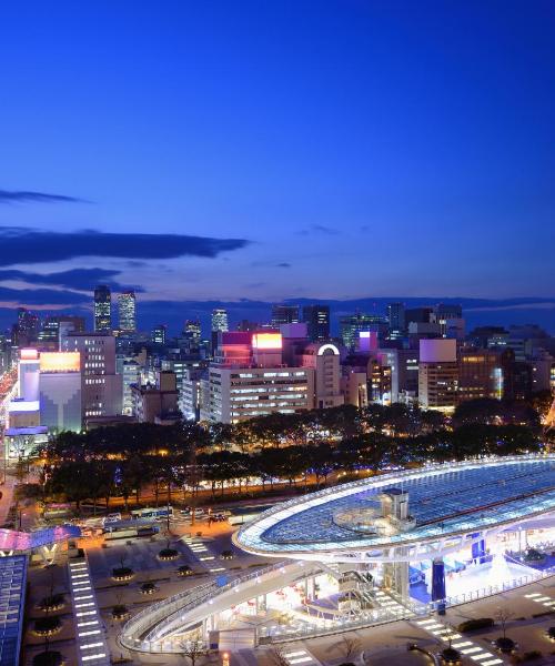 A beautiful view of Nagoya serviced by Chubu Centrair International Airport