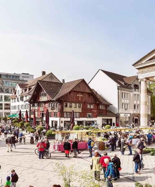 Dornbirn şehrinden güzel bir manzara