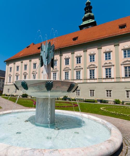 Ein schöner Blick auf Klagenfurt am Wörthersee