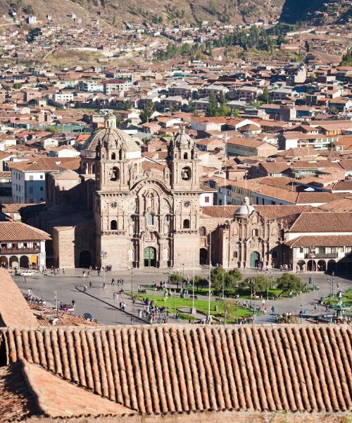 Linna Cusco kaunis vaade