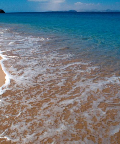 Una panoràmica bonica de Playa Blanca