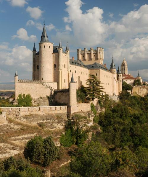 A beautiful view of Segovia.