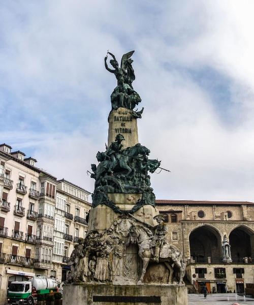 Linna Vitoria-Gasteiz kaunis vaade
