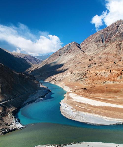 A beautiful view of Leh – city popular among our users.