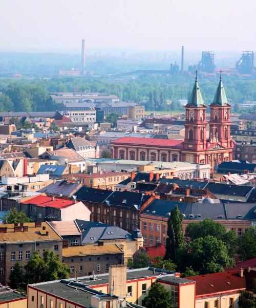 Krásný pohled na město Ostrava
