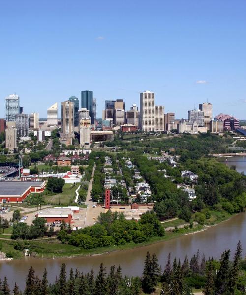 Una bellissima vista di Edmonton