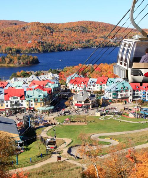 A beautiful view of Mont-Tremblant.