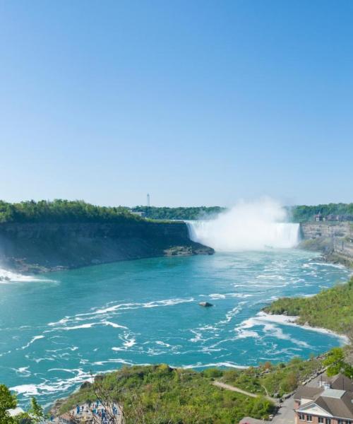 Niagara Falls şehrinden güzel bir manzara