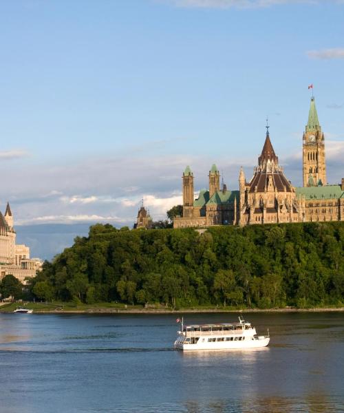 Krásny pohľad na mesto Ottawa