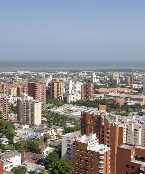 Krásný pohled na město Barranquilla