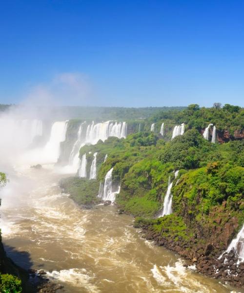 Linna Foz do Iguaçu kaunis vaade