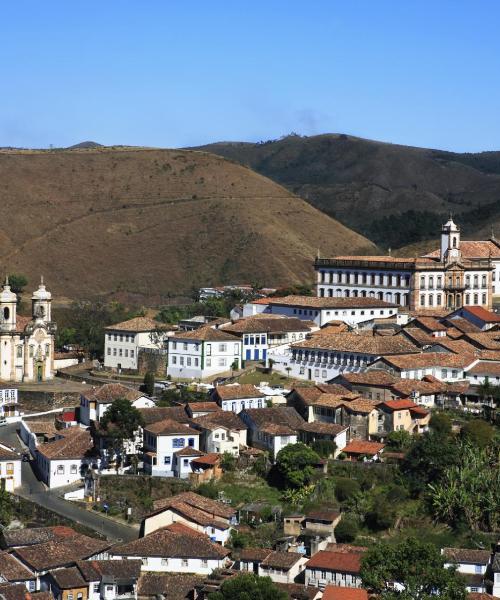 Una hermosa vista de Ouro Preto